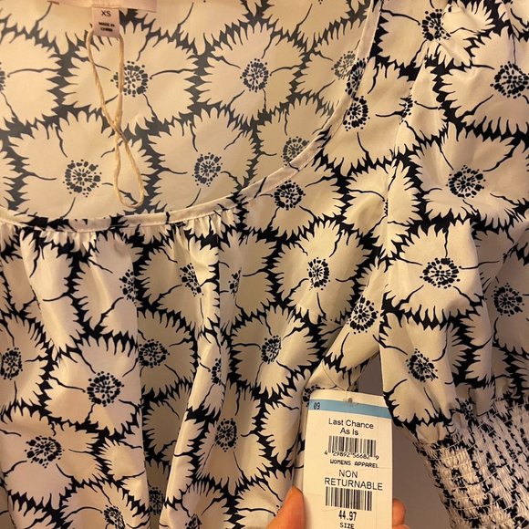 Cinq a sept Elliot cropped floral top size XS - Picture 7 of 7